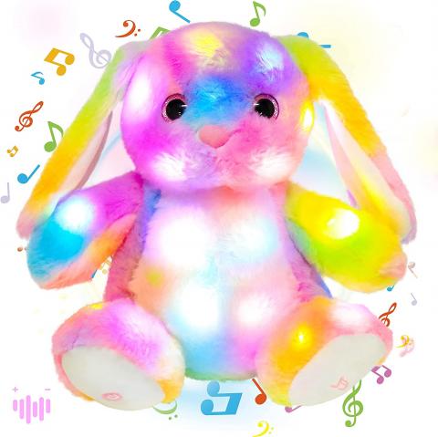 Light Up Musical Stuffed Bunny