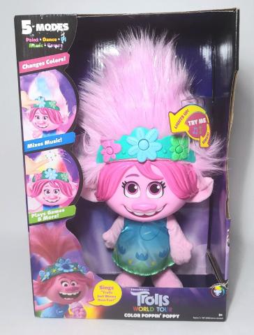 image of trolls poppy doll in package