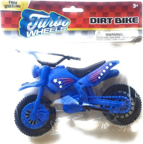 Blue Dirt Bike