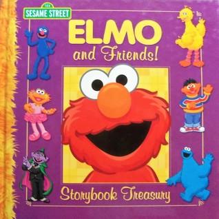 A purple cover with Elmo in the middle and various characters around him