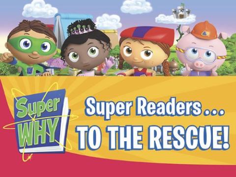 The four characters from super why