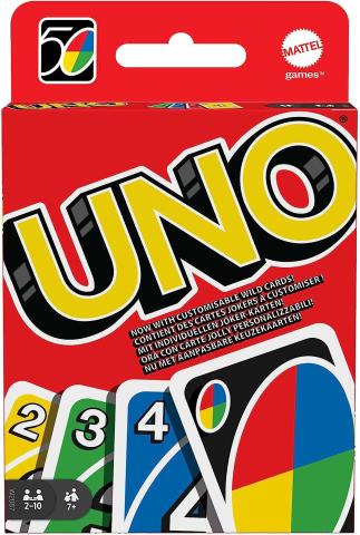 Uno card game box