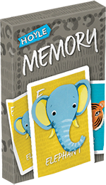 Card Game box with an elephant card on the front