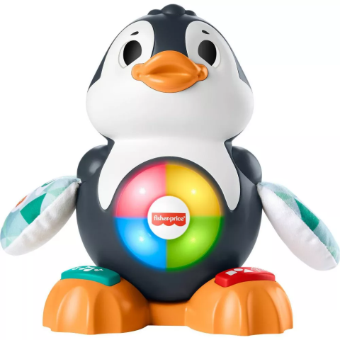 the little penguin with a light up stomach with four different colored lights