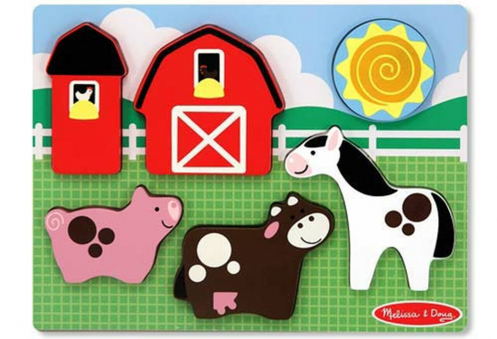 Barnyard Fun Wood Puzzle