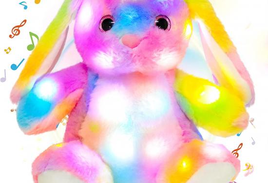 Light Up Musical Stuffed Bunny