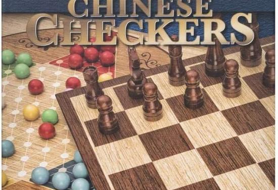 Game Box that includes chess, checkers, and Chinese checkers