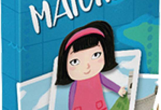 Matching Card Game Box with a young girl on the front